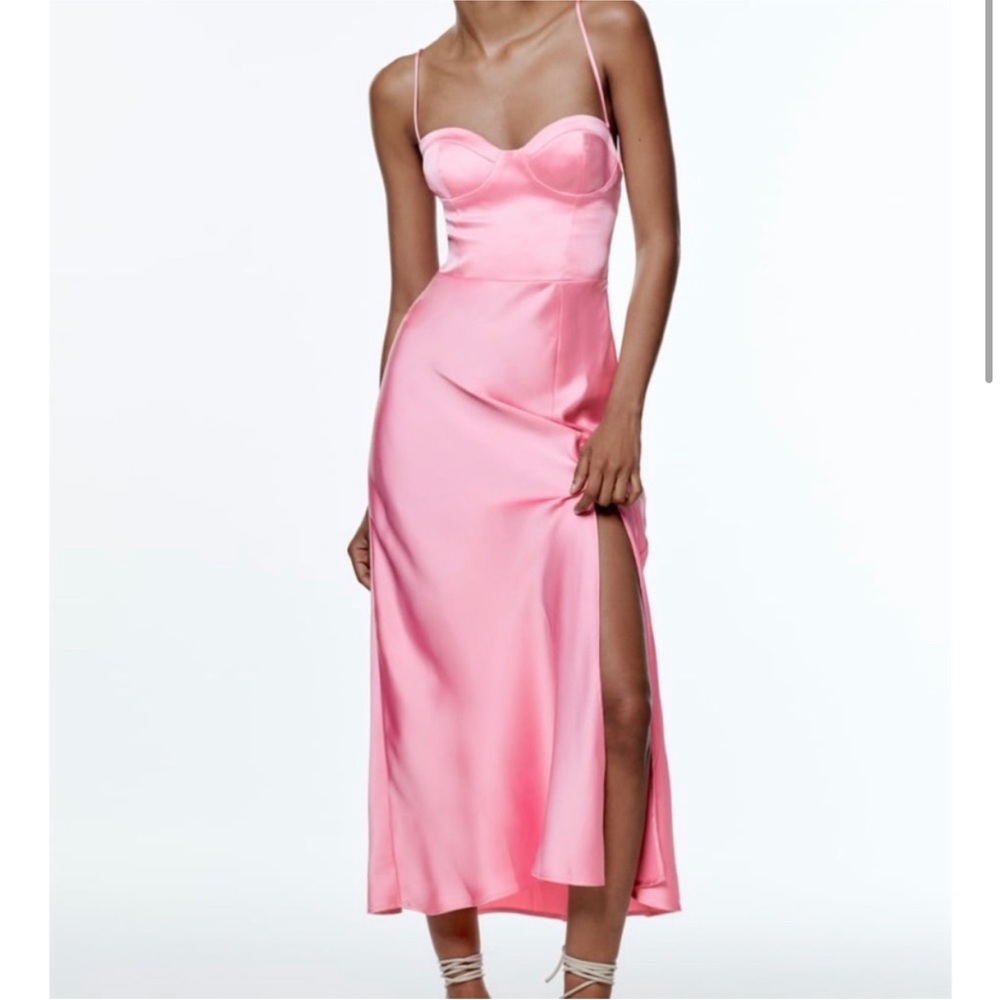 Zara maxi slip dress